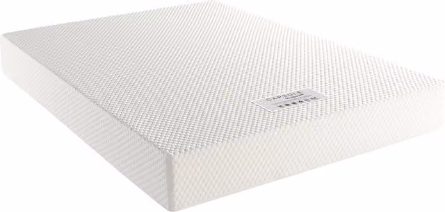 Julian Bowen Capsule Student Mattress in White with Reflex Foam and Removable Fabric Cover