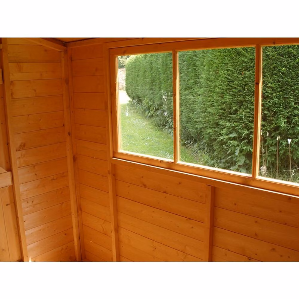 Shires Lewis Handmade Classic Gable Garden Shed in Brown – 2
