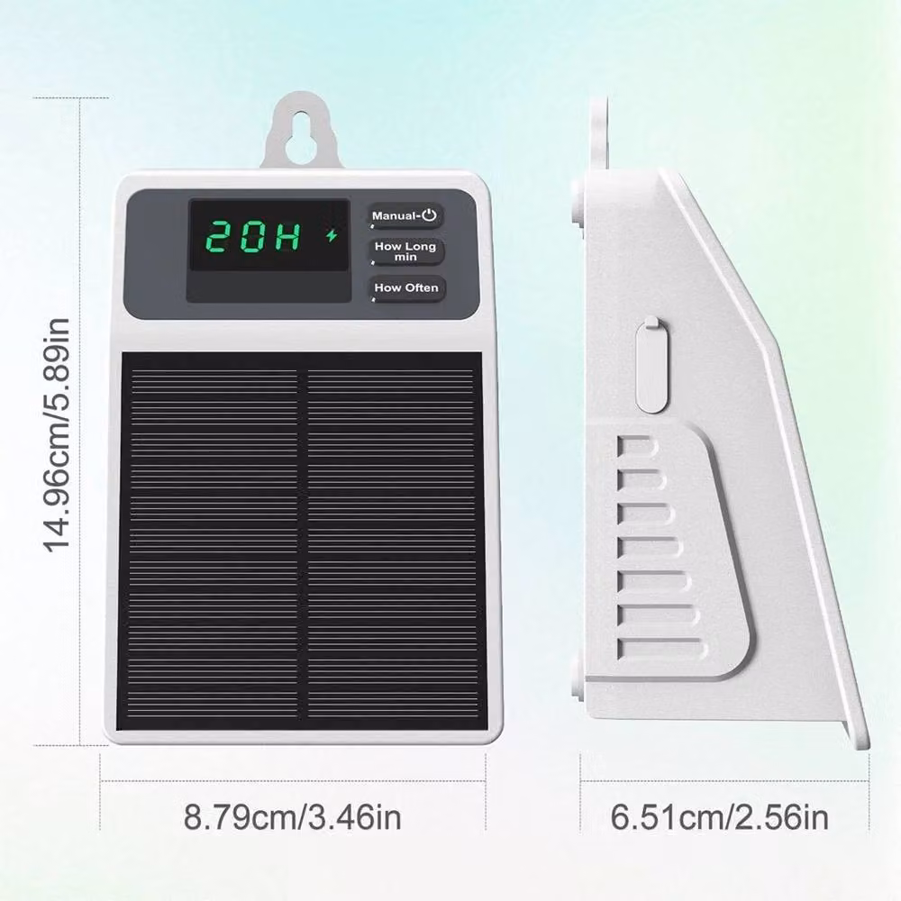 SPETLEK Solar Automatic Drip Irrigation Kit for Outdoor Gardens in White – 2