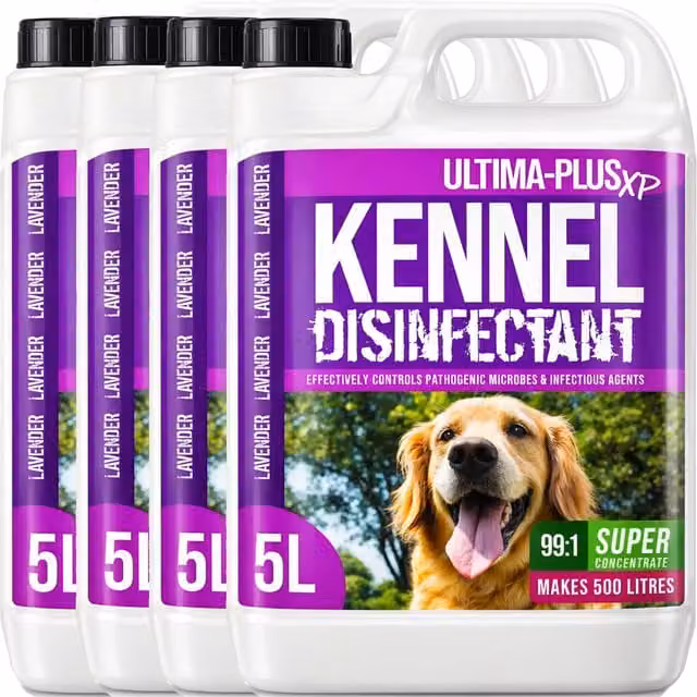ULTIMA-PLUS XP Kennel Kleen Disinfectant Cleaner and Deodoriser, Lavender, 20 l – 1