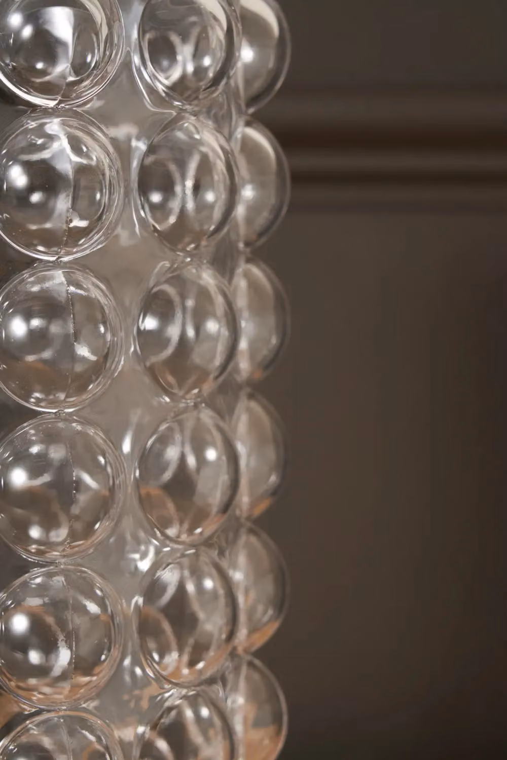 BHS Medium Transparent Bobble Glass Vase – 2