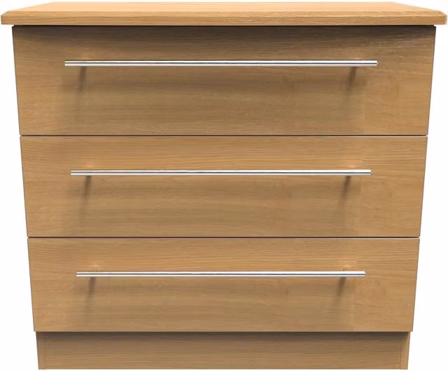 2 U Carlton 3 Drawer Chest in Brown
