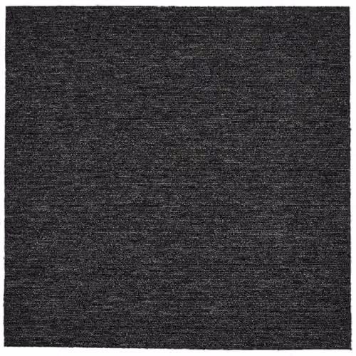 Actiasmat Heavy Duty Carpet Tiles with Bitumen Backing, Anthracite, 20 Pack, W/D: 50 x 50 cm – 2