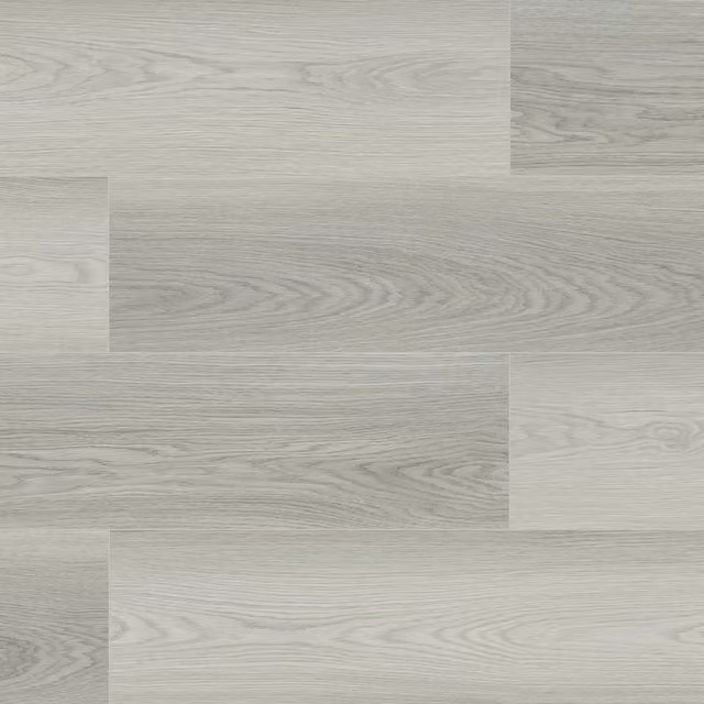Vinyl Flooring UK Woodlands Nature Luxury Vinyl Tile in Light Grey, 20 Planks, Covers 4.59sqm