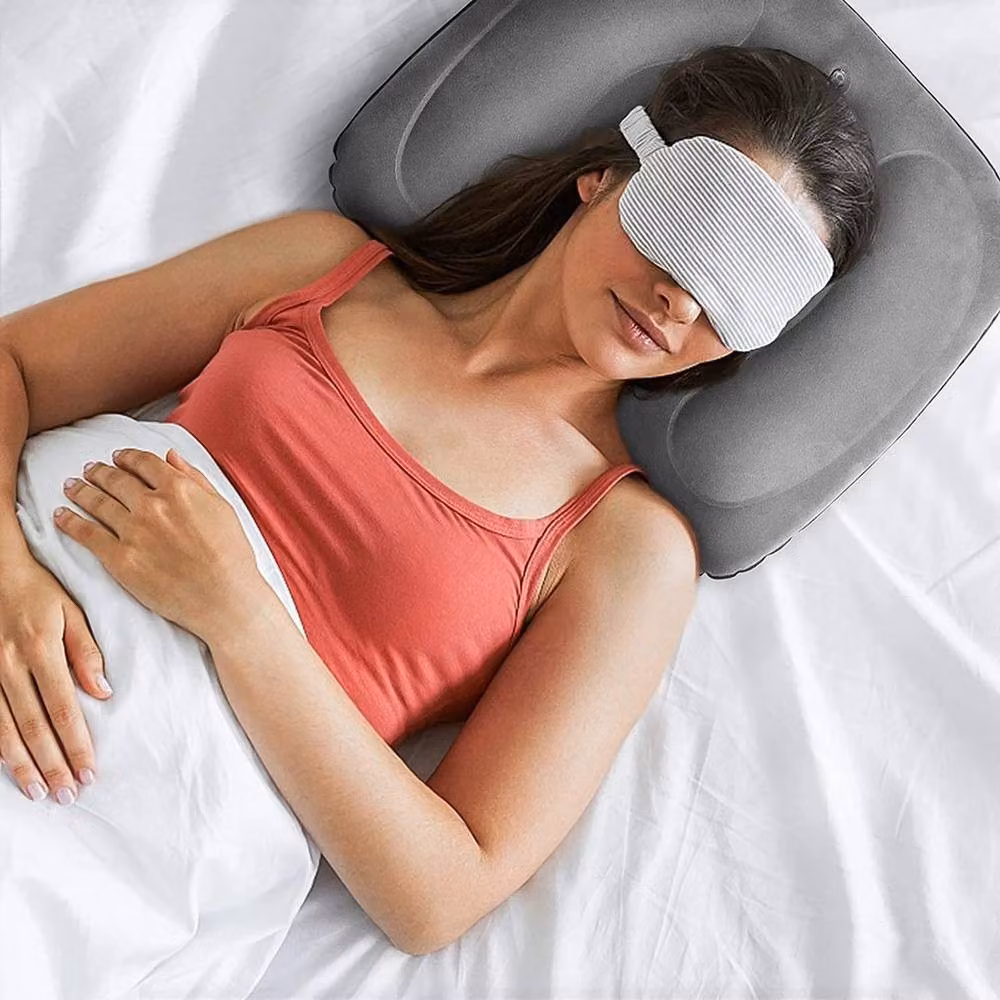 SPETLEK Grey Inflatable Donut Rubber Ring Cushion with Soft Breathable Velours Seat – 5