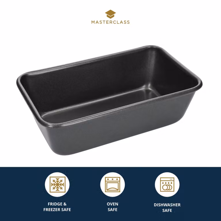 MasterClass Non-Stick 2lb Rectangular Loaf Tin in Grey