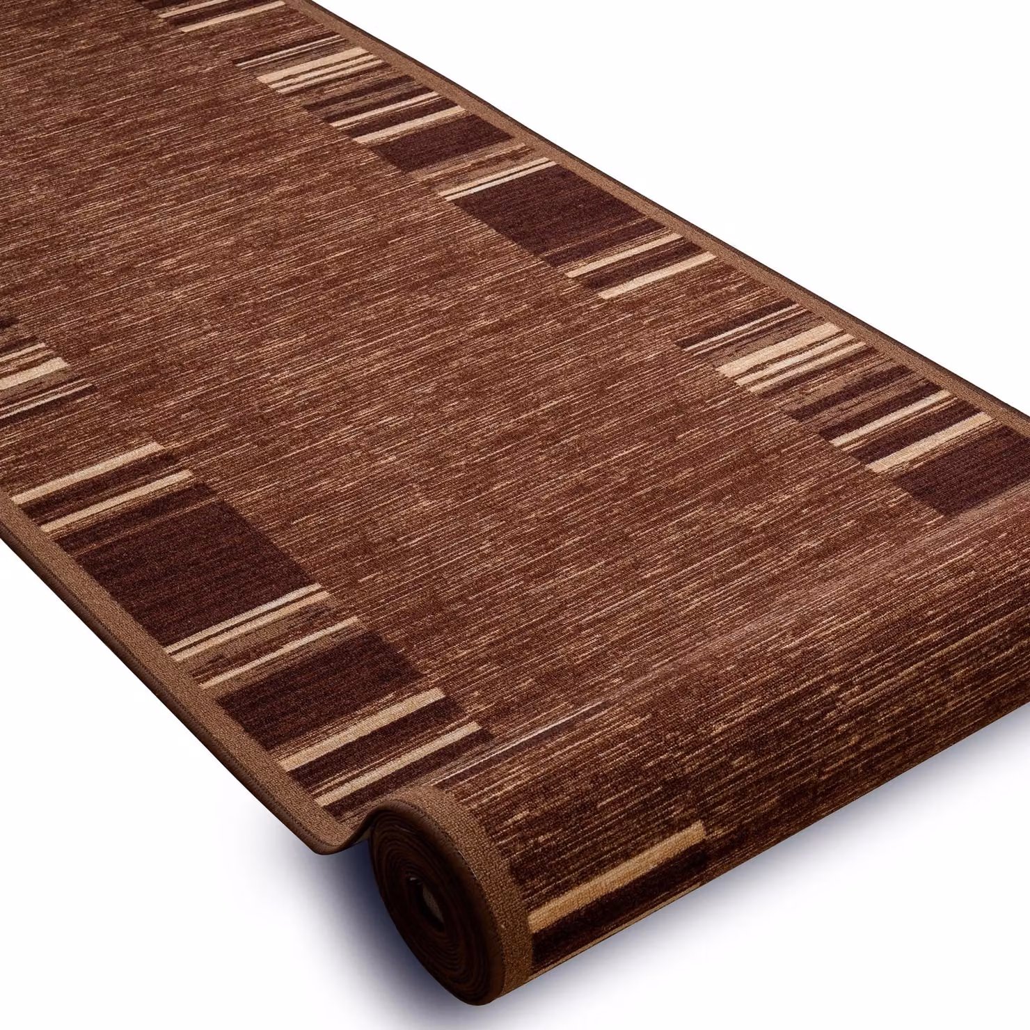RugsX Adagio Anti-Slip Runner in Brown, W: 57 cm, L: 100 cm – 2