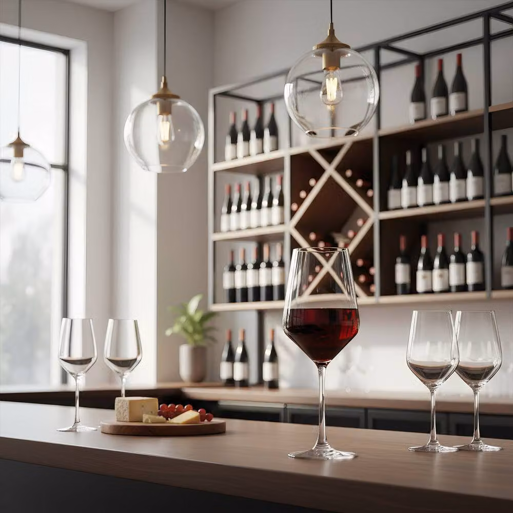 Argon Tableware Soho Lead-Free Crystal Wine Glasses, 520ml, Pack of 24, Transparent – 4