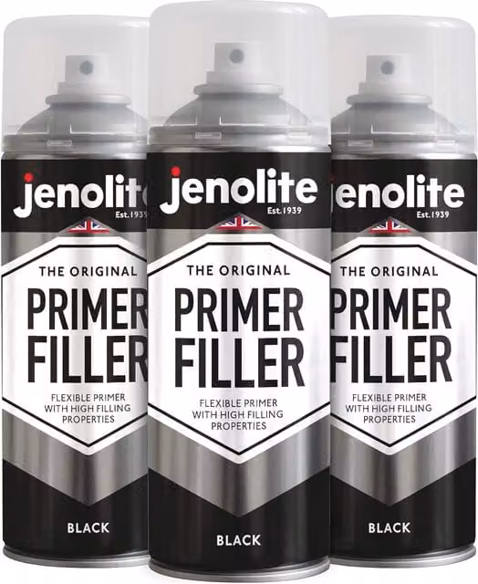 Jenolite Quick Drying Black Metal Primer Filler Paint, 3 l