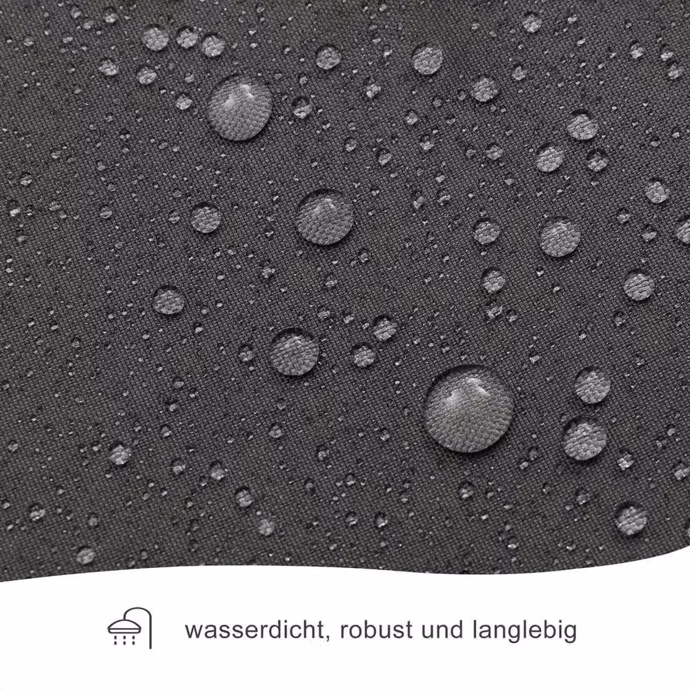 Kelvenix Grey Waterproof Antibacterial and Mould-Resistant Polyester Shower Curtain, W/H: 180 x 200 cm – 4