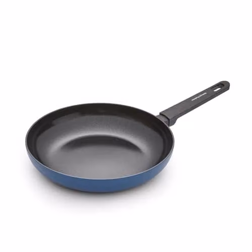 Morphy Richards Blue Aluminium Frying Pan with Ceramic Coating, 28cm, Oven Safe