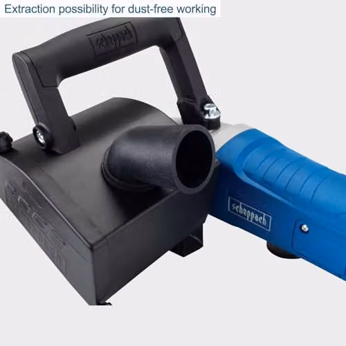 Scheppach MRS1300 Blue Benchtop Drum Sander and Burnishing Polishing Machine with 1300W Motor and Variable Speed 900–3200rpm – 2