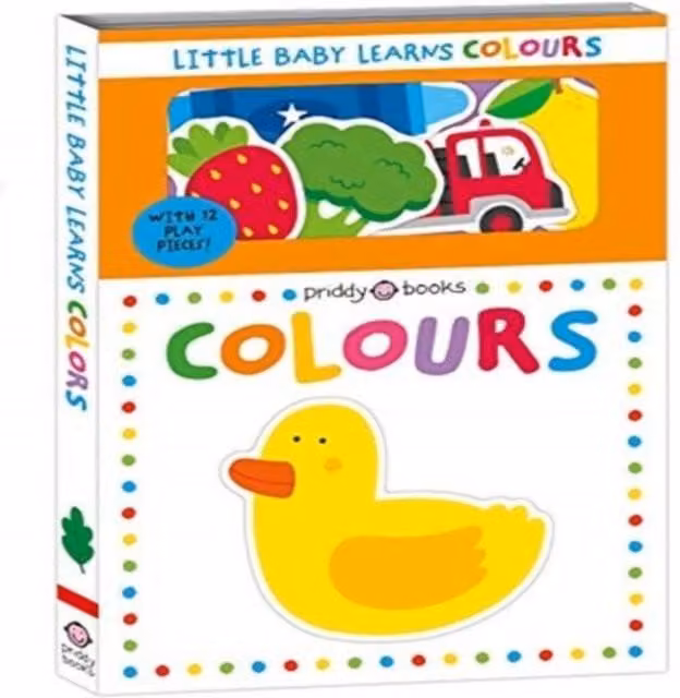 Priddy Books Little Baby Learns Colours Board Book, Multicolour