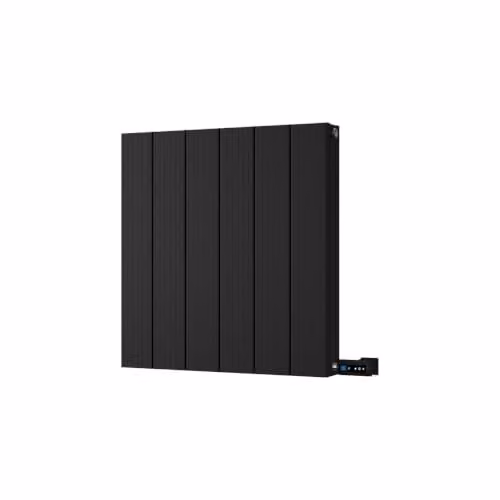 UK Radiators Thetford Black Horizontal Designer Electric Radiator with WIFI, W: 56.0 cm, H: 60.0 cm – 2