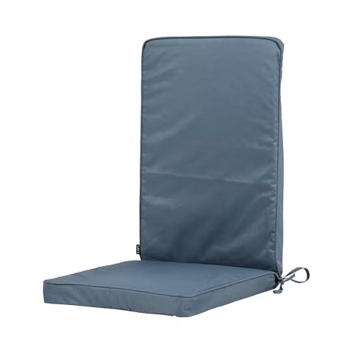 Bean Bag Bazaar Grey Anthracite Outdoor High Back Seat Pad with Filling – 2