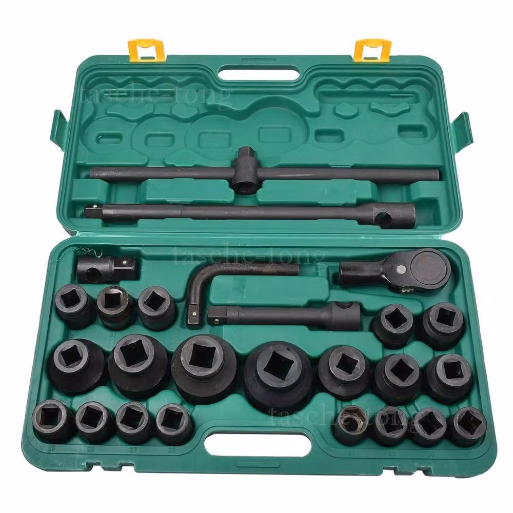 SPETLEK 26-Piece Impact Socket Set with Ratchet in Black – 2