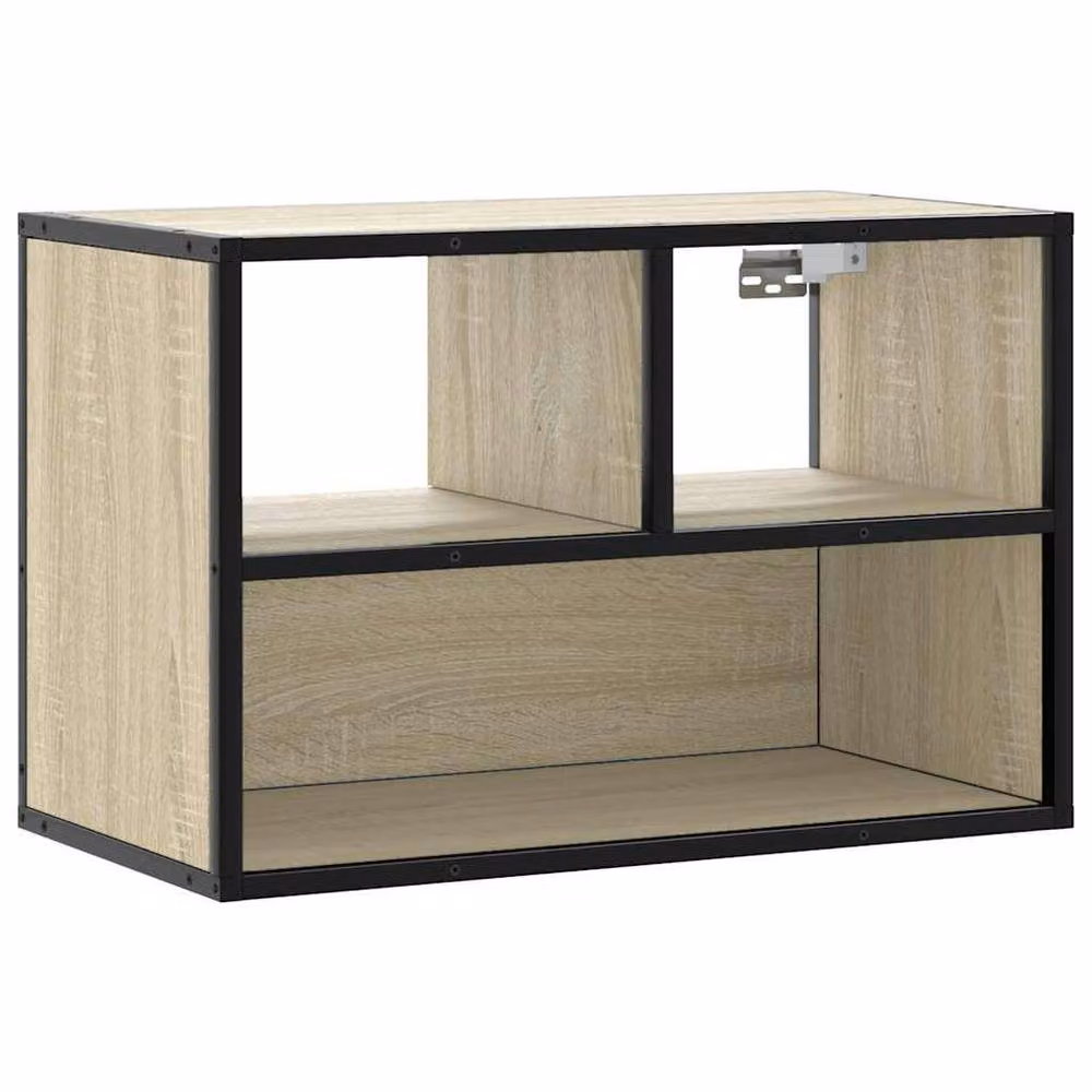 Berkfield Home TV Cabinet in Sonoma Oak, W/D/H: 60 x 31 x 39.5 cm – 3