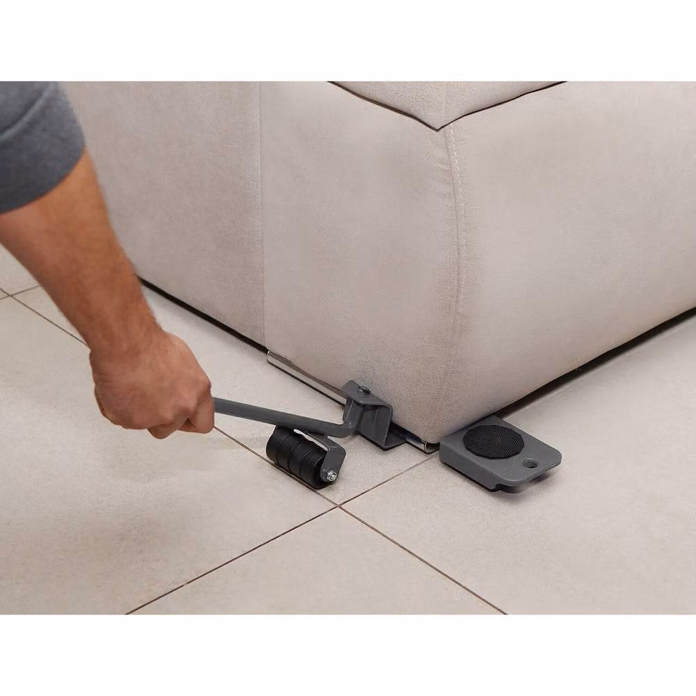 NESTLUNE Heavy Duty Furniture Moving Roller Castors in Grey – 5