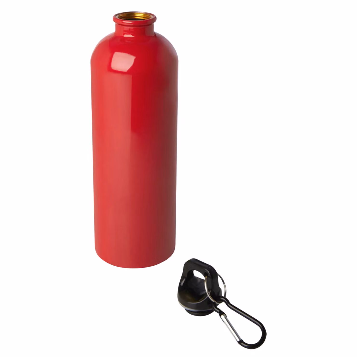 Floso Oregon Stainless Steel Single Wall Water Bottle, 750ml, Red – 2