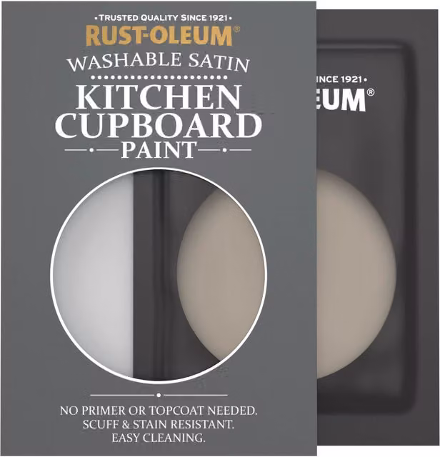 Rust-Oleum Kitchen Cupboard Satin Finish Tester Sachet, Cocoa Brown, 10ml