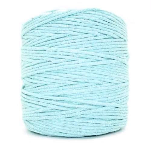 SolaDirect Premium Aqua Macrame Cord, 200 m of 3 mm Thick Natural Cotton Thread Yarn for DIY Crafts and Home Decoration – 1