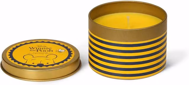 Disney Winnie the Pooh Honey and Orange Blossom Scented Tin Candle in Yellow, 175g – 2