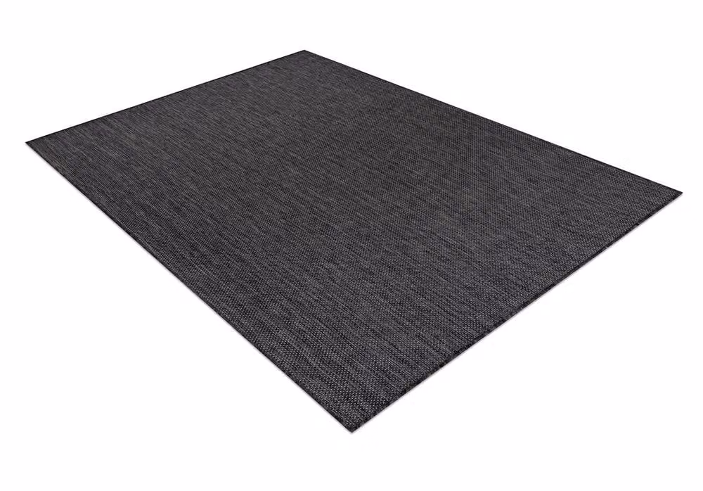RugsX Sion Modern Black Flat Weave Rectangular Rug, W: 180 cm, D: 270 cm – 2