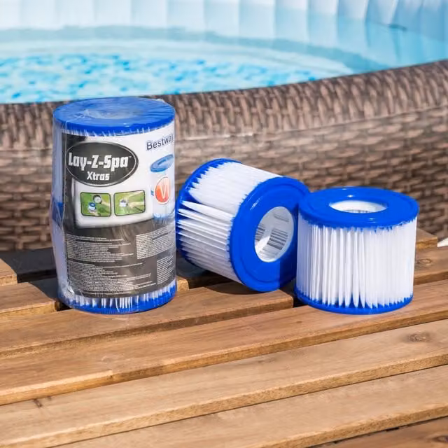 Bestway 36 Pack Lay-Z-Spa Size VI Filter Cartridges, Yellow