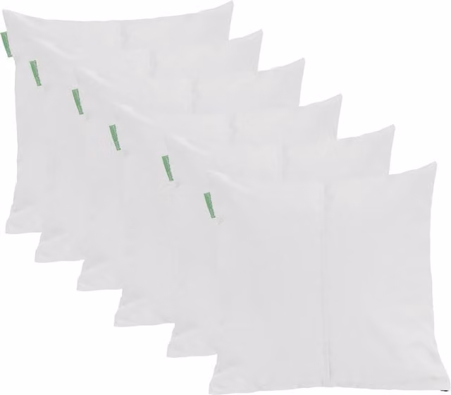 Gardenista White Square Outdoor Fabric Garden Scatter Cushion, W/D/H: 45.72 x 45.72 x 45.72 cm