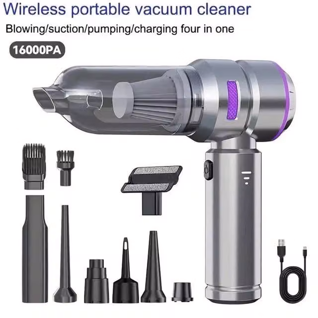 SPETLEK Cordless Wet and Dry Car Vacuum Cleaner in Grey