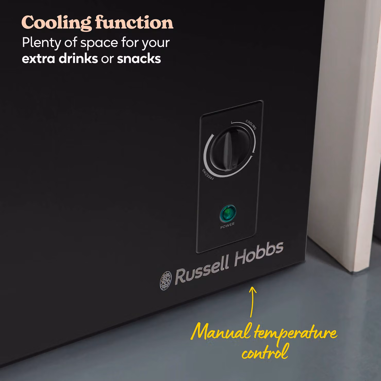 Russell Hobbs 99L Black Chest Freezer RH99CF0E1 – 4