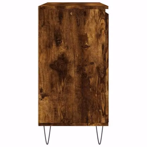vidaXL Modern Sideboard in Smoked Oak, W/D/H: 101.5 x 35 x 70 cm – 4