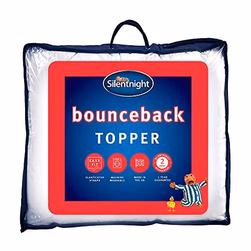 Silentnight Bounceback King Size Mattress Topper in White – 4