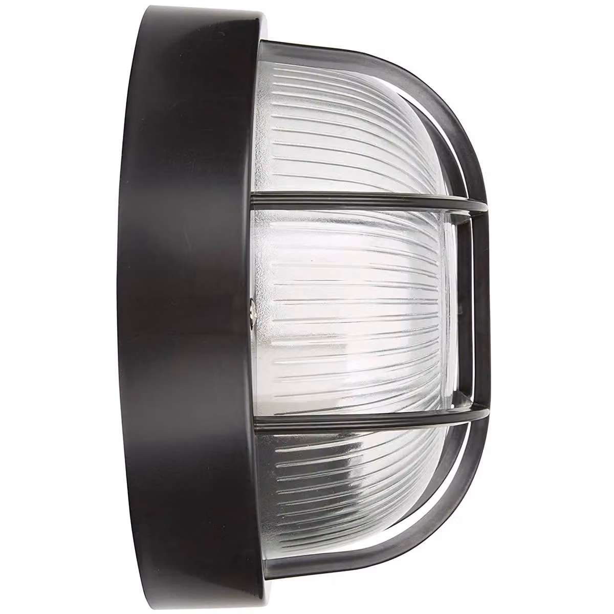CGC Lighting Ronnie Black Cage Round Bulkhead Light – 4