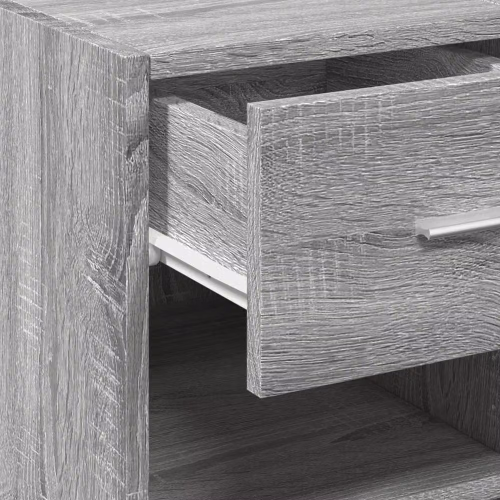Berkfield Home Grey Sonoma Sideboard in Engineered Wood, W/D/H: 30 x 42.5 x 93 cm – 3