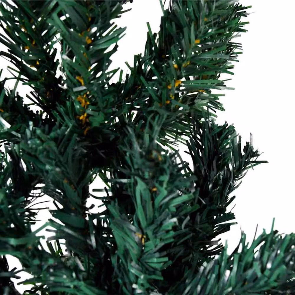 Berkfield Home Slim Artificial Half Christmas Tree with Stand, Green, Height: 180 cm – 4