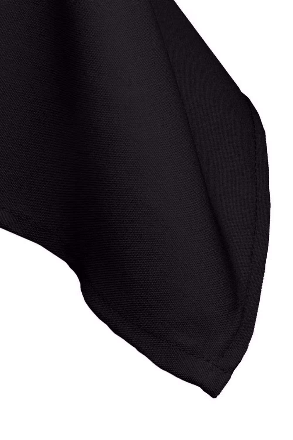 Neel Blue Round Polyester Tablecloth, Premium Circular Linen Style Table Cover in Blue and Black, Diameter: 228 cm – 3