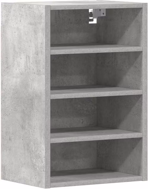 Berkfield Home Modern Wall Mounted Kitchen Cabinet in Grey, W/D/H: 40 x 29.5 x 60 cm – 1