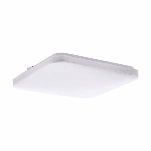 Loops Modern Square LED Ceiling and Wall Light in White