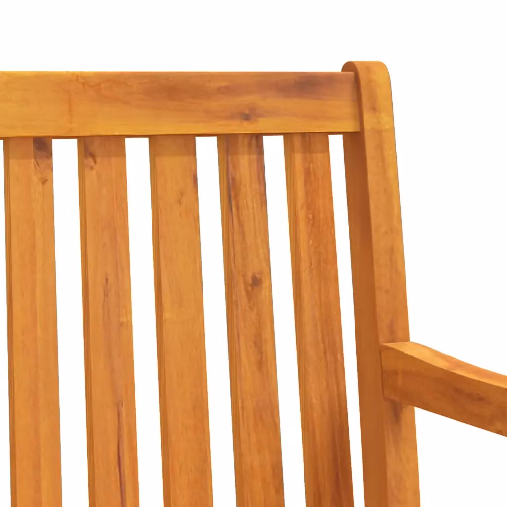Berkfield Home Classic Garden Bench in Brown Solid Oiled Acacia Wood – 3