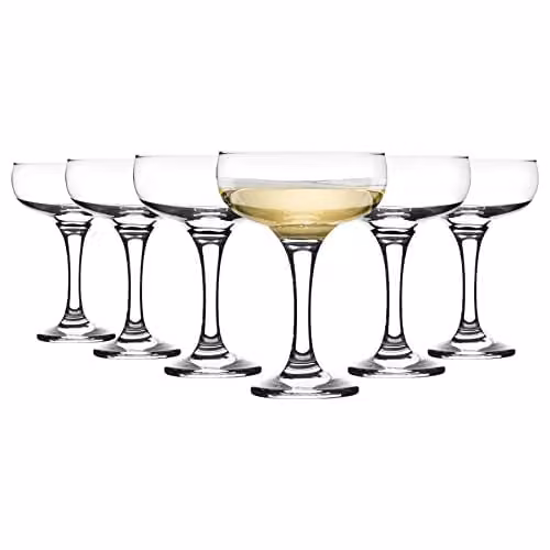 Rink Drink Transparent Cocktail Glasses, Pack of 12, 200ml – 1