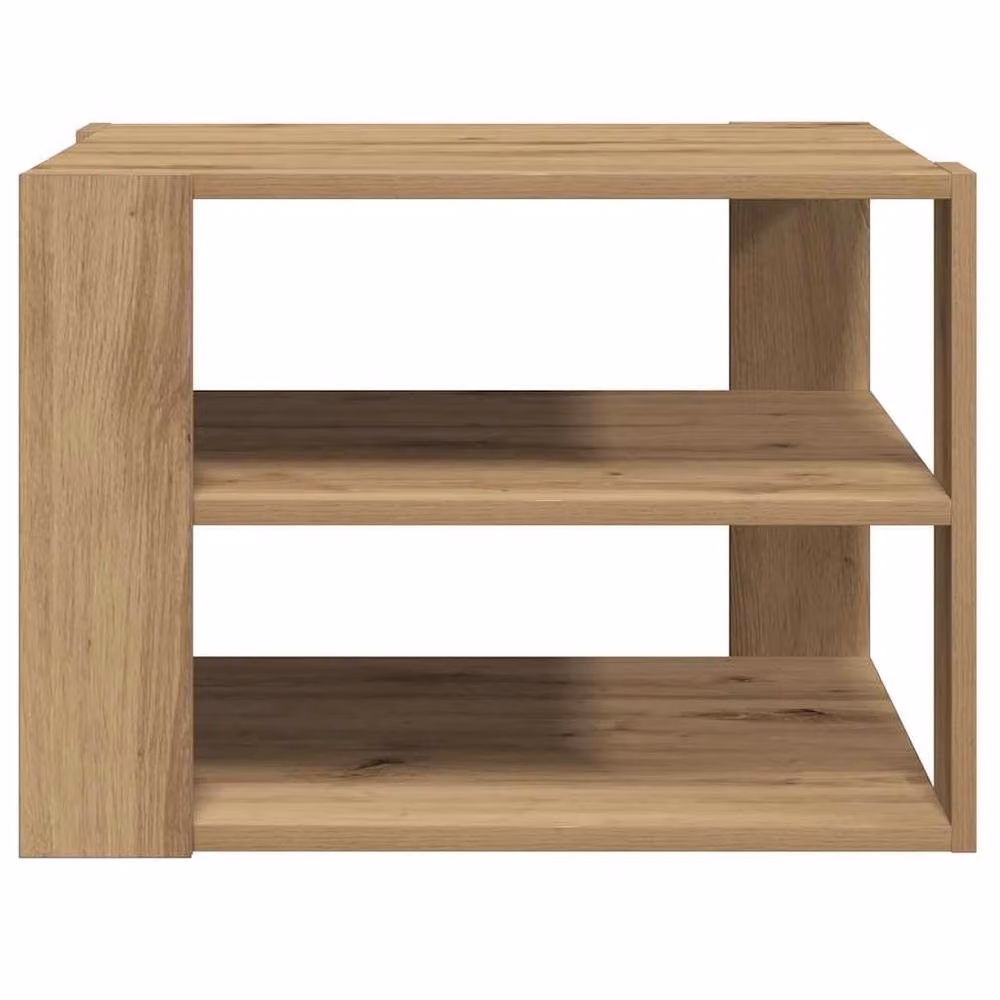 Berkfield Home Artisan Oak Coffee Table in Brown, W/D/H: 58 x 58 x 40 cm – 4