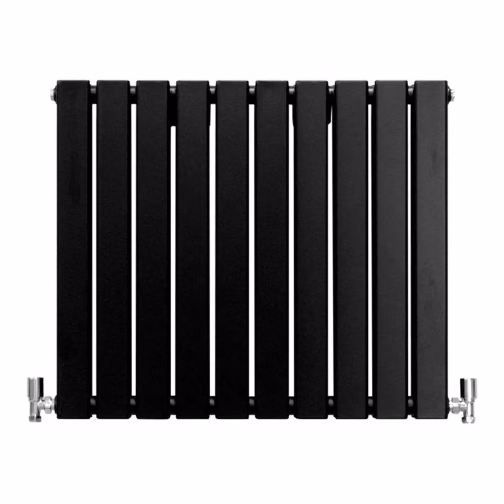 Monstershop Designer Flat Panel Steel Radiator in Black, W: 60.0 cm, H: 70.0 cm – 2
