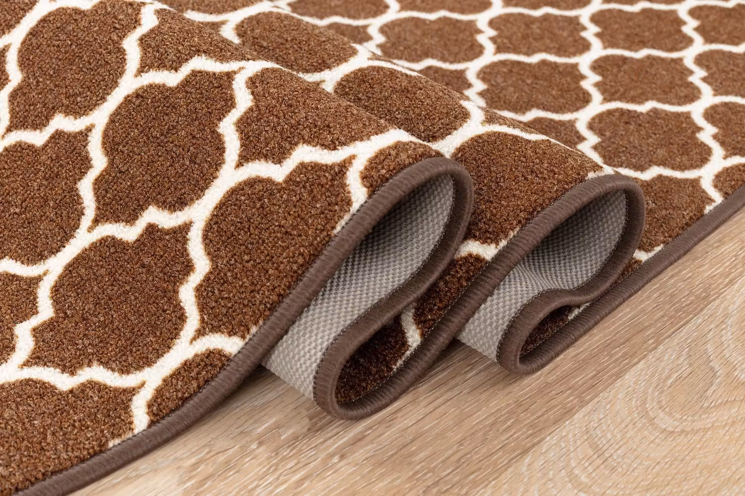 Smart Living Trellis Heavy Duty Non Slip Machine Washable Door Mat in Dark Brown, W: 60 cm, D: 40 cm – 2