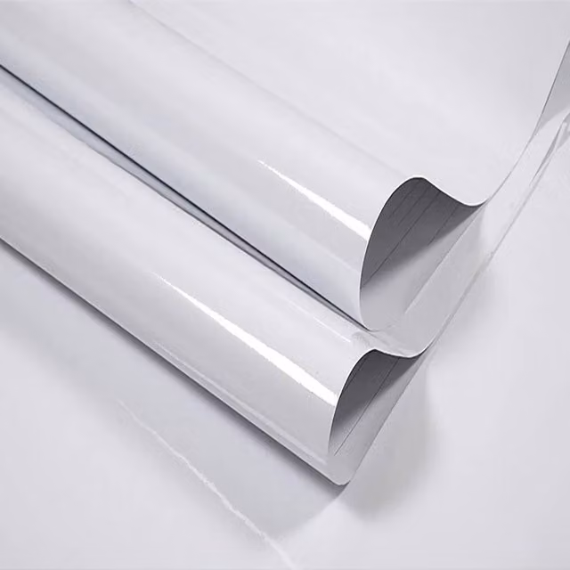 KORVIXA Self Adhesive Kitchen Worktop Sticker in White, W: 1000 cm, H: 52 cm