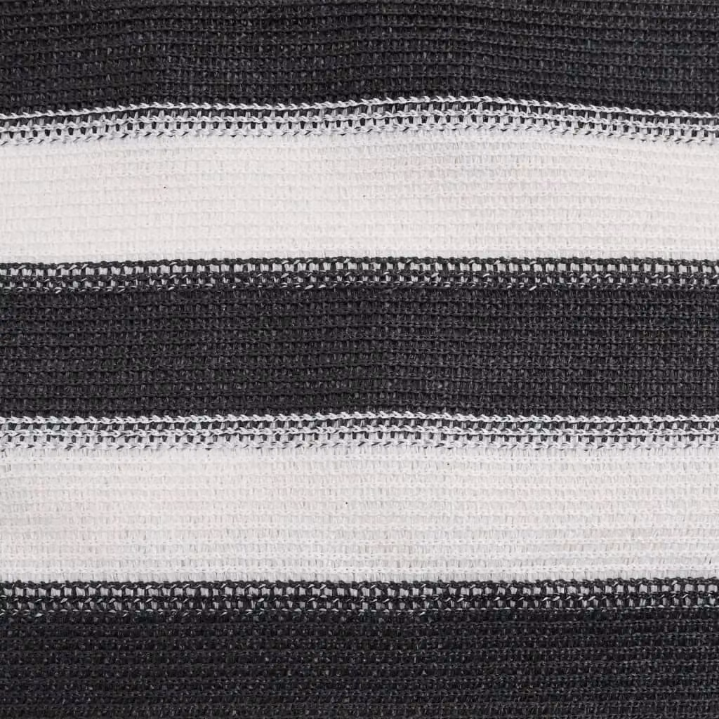 Berkfield Home Semi-Transparent Privacy Netting in Anthracite, White and Black, HDPE, W: 2 m, L: 10 m – 6