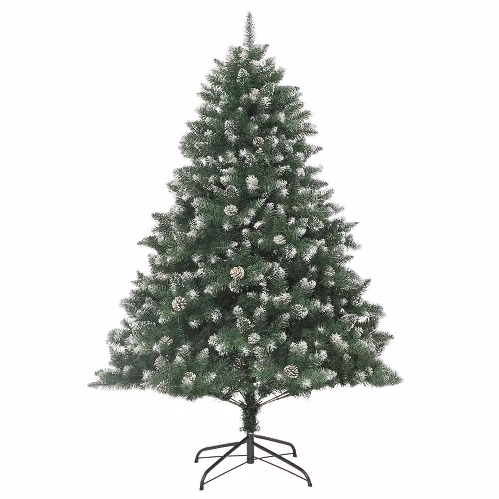 Berkfield Home Beautiful Green Artificial Christmas Tree with Stand, Height: 210 cm – 3