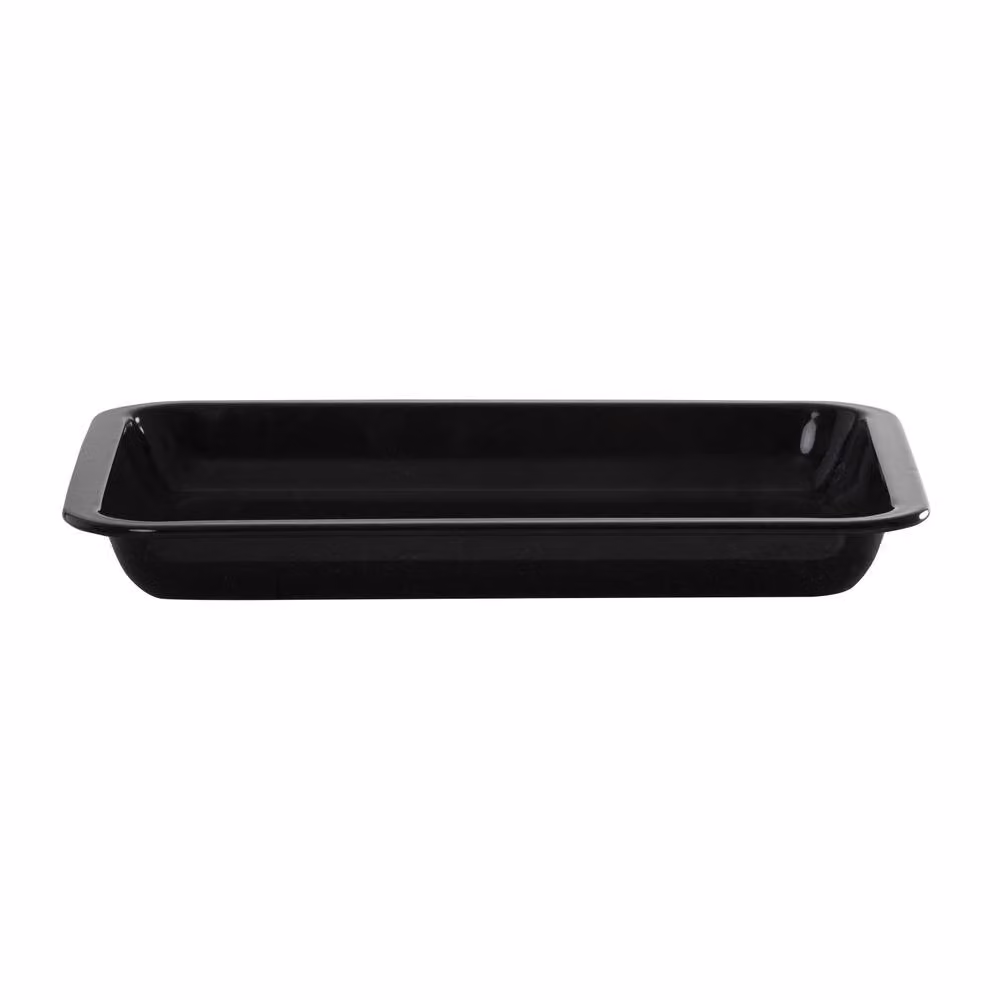 Betterware Classic Black Enamel Rectangular Roasting Dish, 35 cm Deep Tray – 3