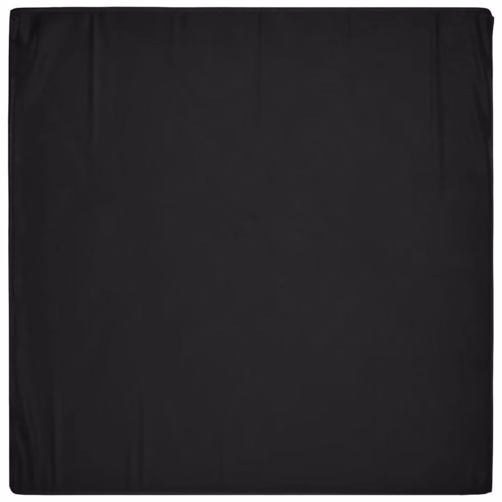 Berkfield Home Water-Repellent Square Garden Furniture Cover in Black, W/D/H: 125 x 125 x 75 cm – 3