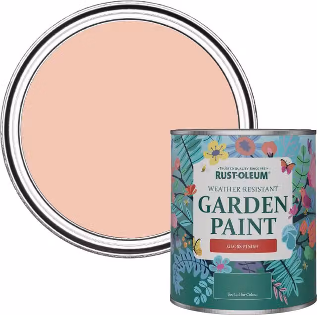 Rust-Oleum Garden Paint in Gloss Finish, Coral, 0.75 l